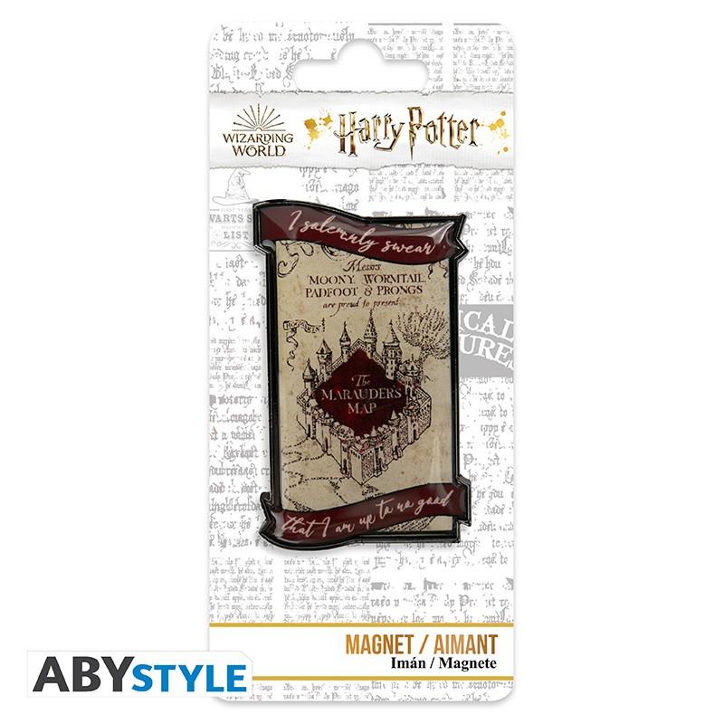 HARRY POTTER premium magnet - Marauders / Harry Potter magnes - Mapa Huncwotów - ABS