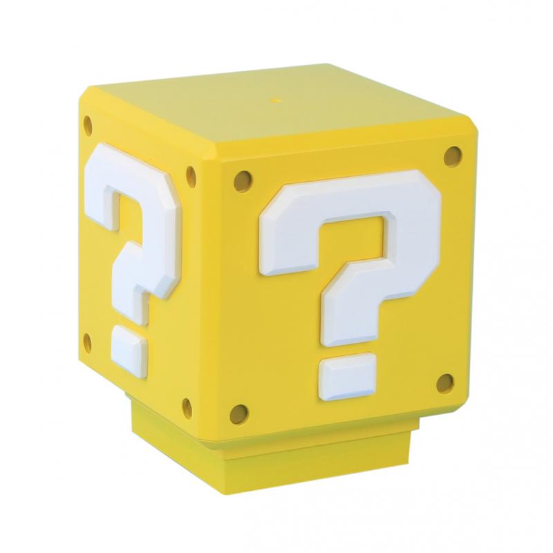 Super Mario Mini Question Block Light with sound / lampka Super Mario mini znak zapytania z dźwiękiem