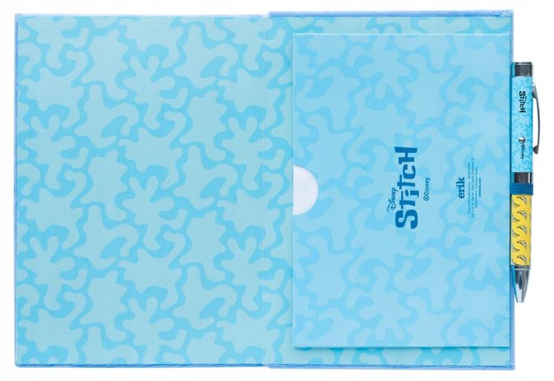Disney Stitch A5 premium notebook + projector pen / Disney Stitch Plush Notes A5 z długopisem