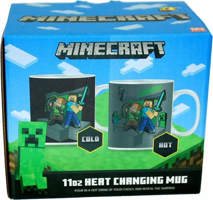 Minecraft heat change mug - Earth / kubek termoaktywny Minecraft