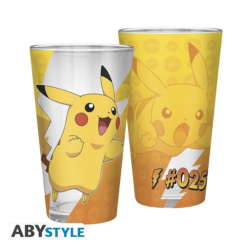 Pokemon large glass (400 ml) - Pikachu / szklanka Pokemon - Pikachu (400 ml) - ABS