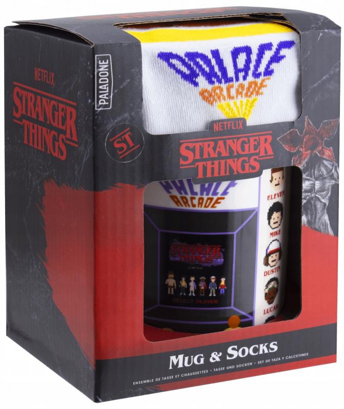 Stranger Things gift set: mug plus socks / zestaw prezentowy Stranger Things: kubek plus skarpetki