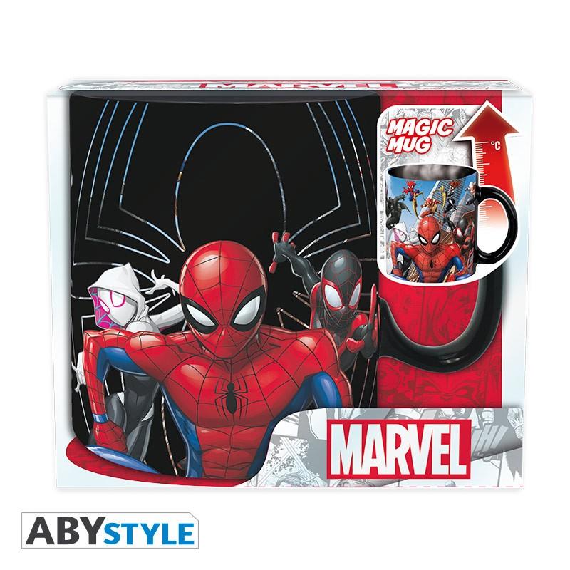 MARVEL Mug Heat Change (460 ml) Spider-Man Multiverse / kubek termoaktywny Marvel Spiderman (460 ml) - ABS