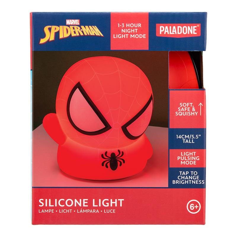 Marvel Spider-man Silicone Light Rechargeable Battery (high: 14 cm) / Marvel Spider-man silikonowa lampka z akumulatorem (wysokość: 14 cm)