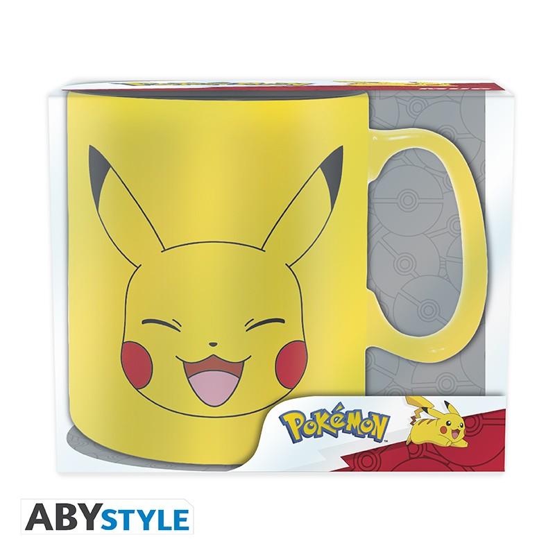 POKEMON - Mug - 460 ml - Pikachu Face / kubek Pokemon - Pikachu (460 ml) - ABS