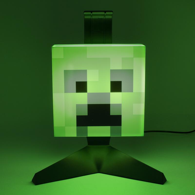 Minecraft Creeper light & headphone stand - 23,5 cm / lampka / stojak na słuchawki Minecraft Creeper (wysokość: 23,5 cm)