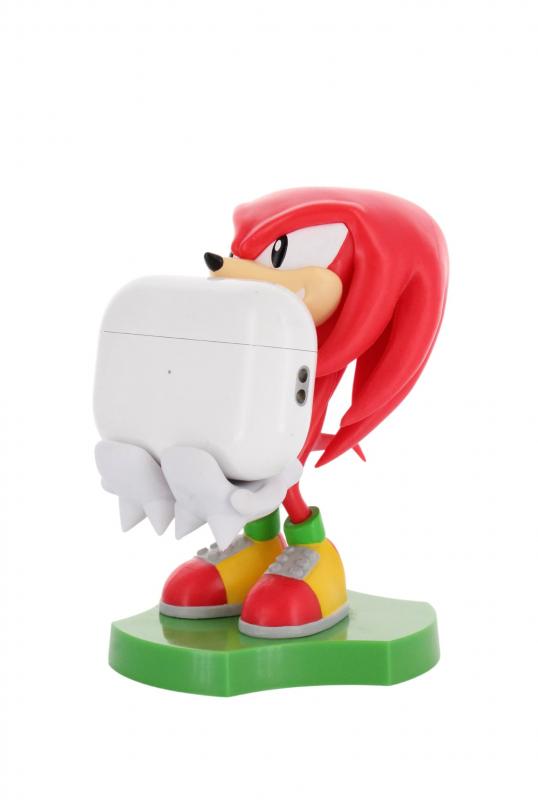 Sonic the hedgehog Knuckles Cable Guys Holdem - Earbud Holder (11 cm) / stojak na słuchawki Sonic the hedgehog - Knuckles (11 cm)