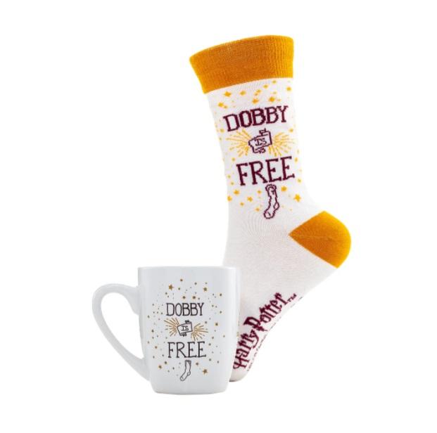 HARRY POTTER (DOBBY) MUG & SOCK (female) GIFT SET / Harry Potter zestaw prezentowy - Zgredek: kubek plus skarpetki (damskie)