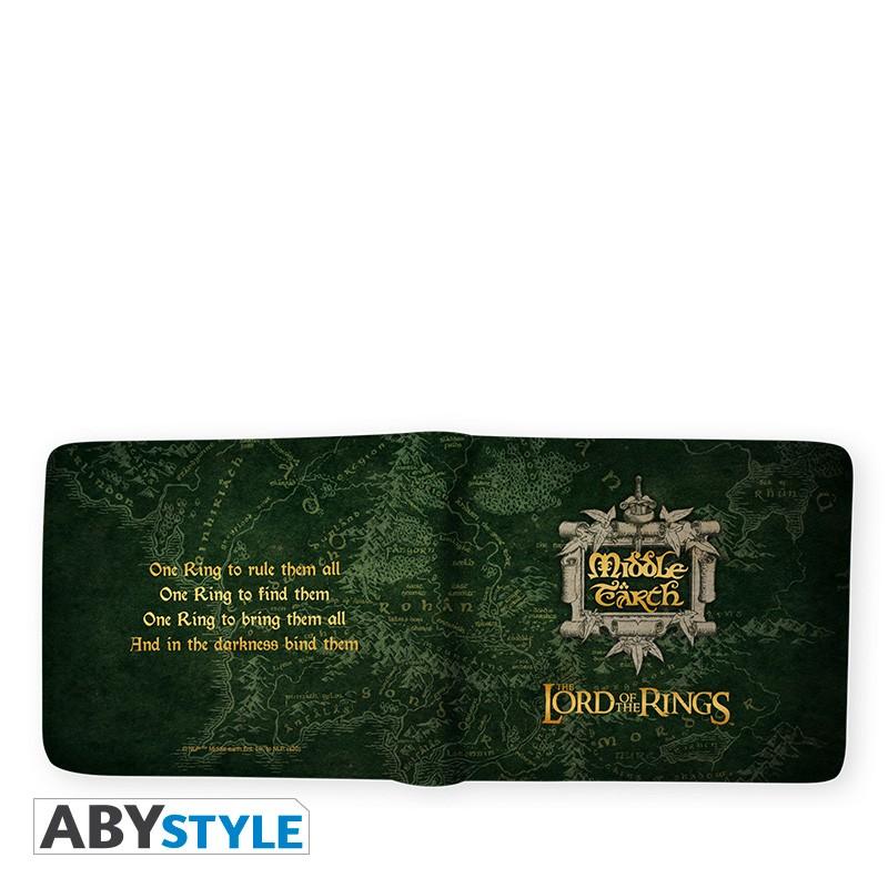 Lord of the Rings wallet vinyl - Middle Earth / Władca Pierścieni portfel winylowy - Śródziemie - ABS