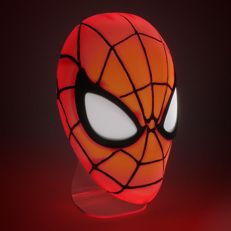 Marvel Spiderman Mask desktop / wall light (high: 22 cm) / lampka ścienno-biurkowa Marvel Spiderman maska (wysokość: 22 cm)