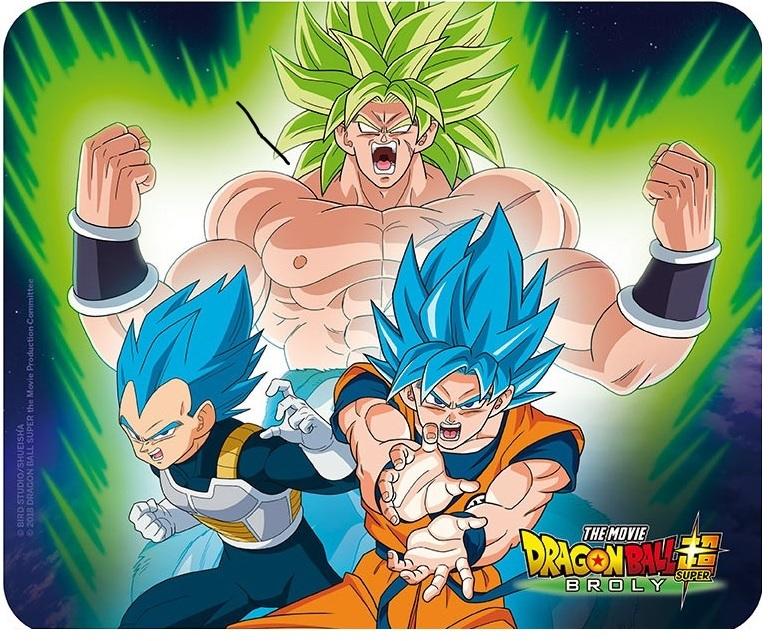 DRAGON BALL Flexible mousepad - Broly vs Goku (23,5 x 19,5 cm) / Dragon Ball podkładka pod myszkę - Broly vs Goku (23,5 x 19,5 cm) - ABS