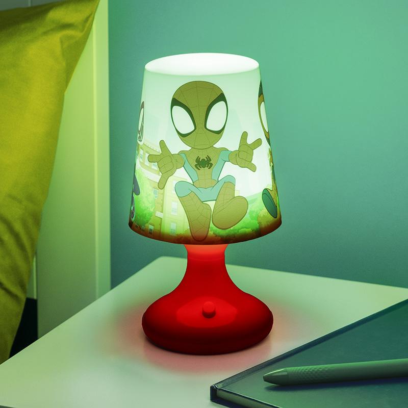 Marvel Spidey and Friends Table Lamp (high: 18,50 cm) / Lampka nocna Marvel Spidey i Przyjaciele (wysokość: 18,50 cm)