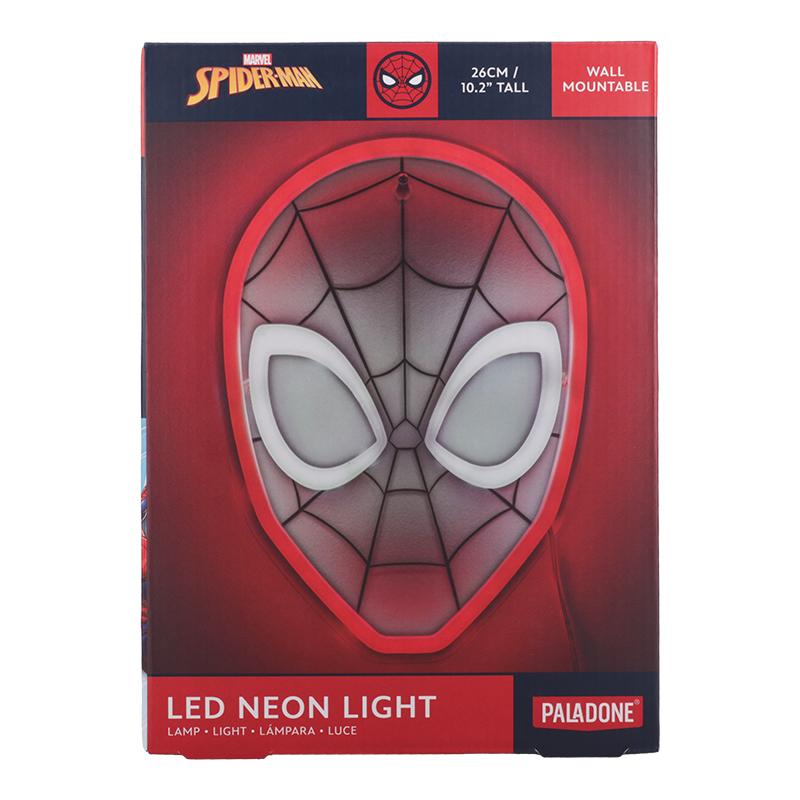 Marvel Spider-man Wall Mountable LED Neon Light (high: 26 cm) / Marvel Spier-man neonowa lampka ścienna (wysokość: 26 cm)