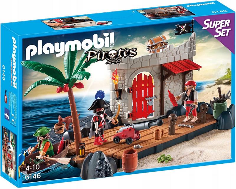 Playmobile Super Set Pirates 6146 / Playmobil Twierdza Piratów 6146