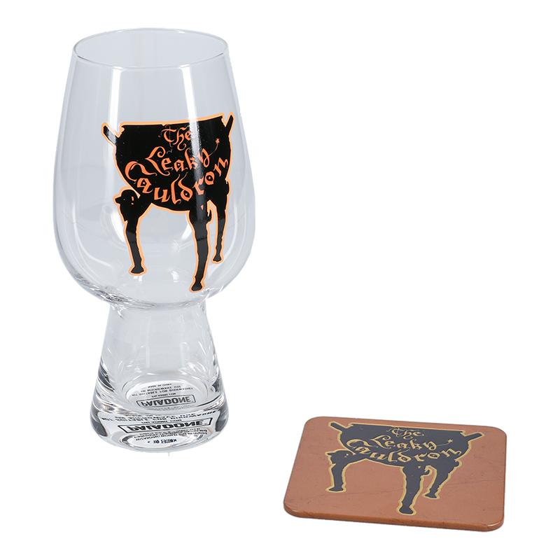 Harry Potter Leaky Cauldron Glass and Coaster Set / Zestaw prezentowy Harry Potter 