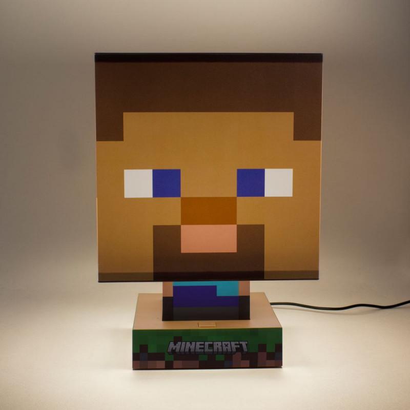 Minecraft Steve Icon Lamp (high: 26 cm) / lampa Minecraft Steve (wysokość: 26 cm)