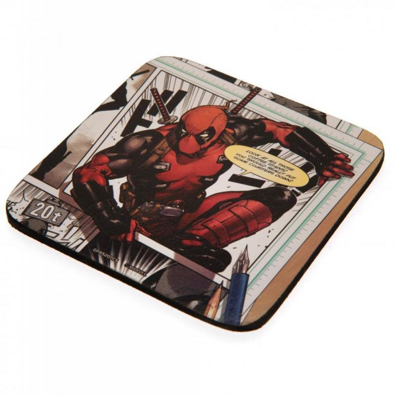 Marvel Deadpool gift set incl:mug, coaster, keychain / zestaw prezentowy Marvel Deadpool: kubek, podkladka, brelok