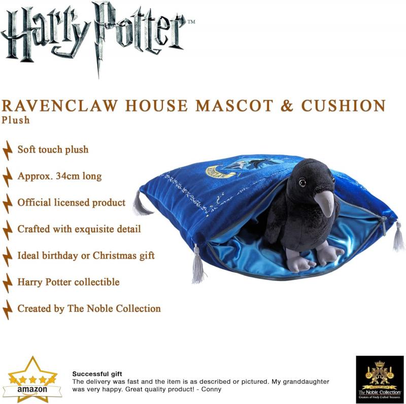 Harry Potter - Ravenclaw House Plush and Cushion / zestaw Harry Potter: poduszka plus maskotka - Ravenclaw