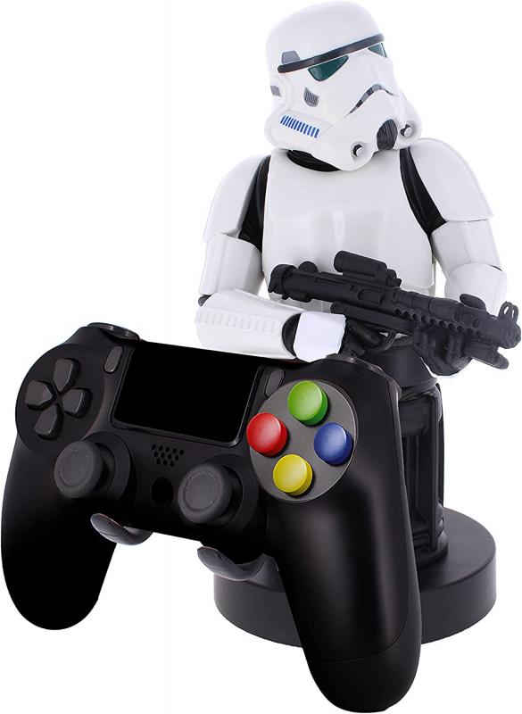 Star Wars - Mandalorian Imperial Stormtrooper phone & controller holder (20 cm) / stojak Gwiezdne Wojny - Mandalorian Szturmowiec Imperium (20 cm)