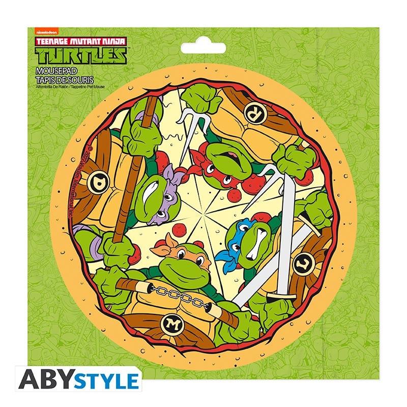 TMNT Flexible Mousepad - Pizza (dimensions: 21,5 cm) / TMNT podkładka pod myszkę Wojownicze Żówie Ninja - Pizza (średnica: 21,5 cm) - ABS