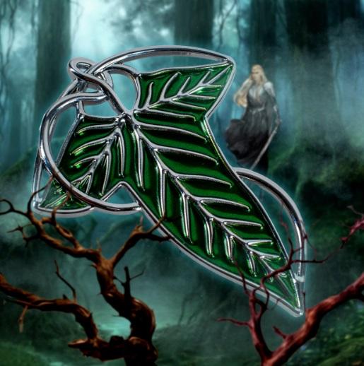 Lord of the Rings: Elven Leaf Pin Brooch Replica / Władca Pierścieni przypinka liść Elfów