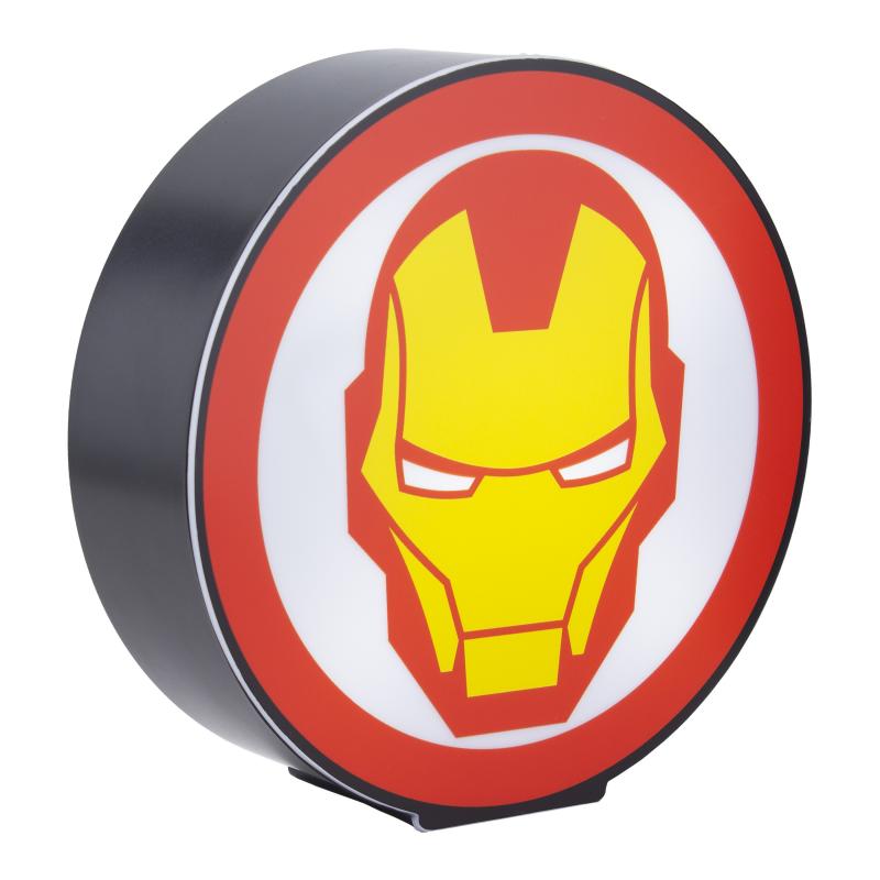 Marvel Iron Man Box Light (diameter: 16 cm) / lampka Marvel Iron Man (średnica: 16 cm)