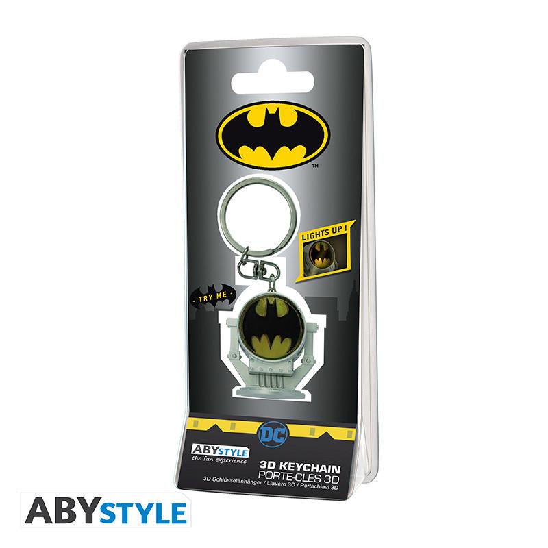 DC COMICS Keychain 3D premium Bat-Signal / Dc Comics brelok premium 3D - Bat sygnał - ABS