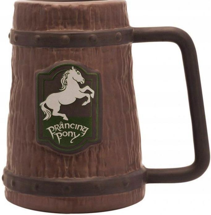 LORD OF THE RINGS - 3D Tankard - Prancing Pony / kufel 3D do piwa Władca Pierścieni - Pod rozbrykanym Kucykiem - ABS