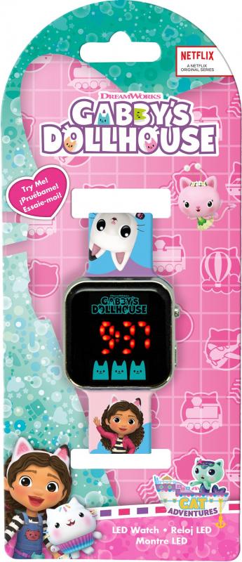 Gabby's Dollhouse led watch v.3 / zegarek cyfrowy Koci domek Gabi (wersja 3)