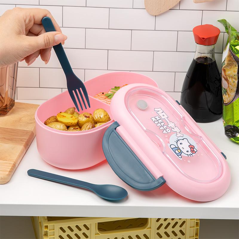 Hello Kitty Bento Box with cutlery / Hello Kitty pudełko na lunch plus sztućce