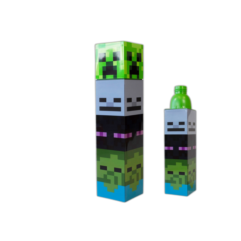 Minecraft Faces bottle (650 ml) / Bidon Minecraft (650 ml)