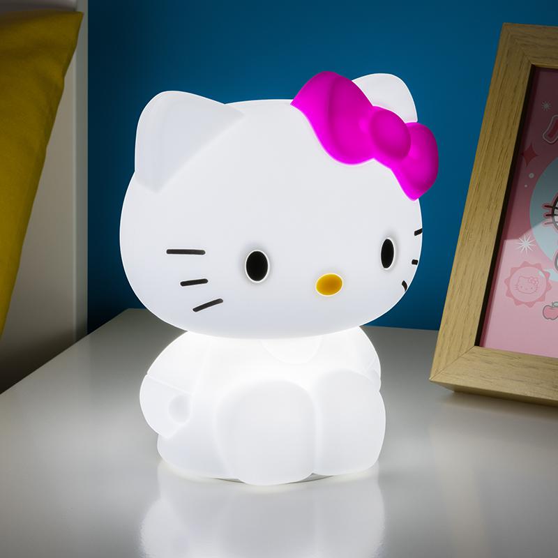 Hello Kitty Silicone Light Rechargeable Battery (high: 18 cm) / Hello Kitty silikonowa lampka z akumulatorem (wysokość: 18 cm)