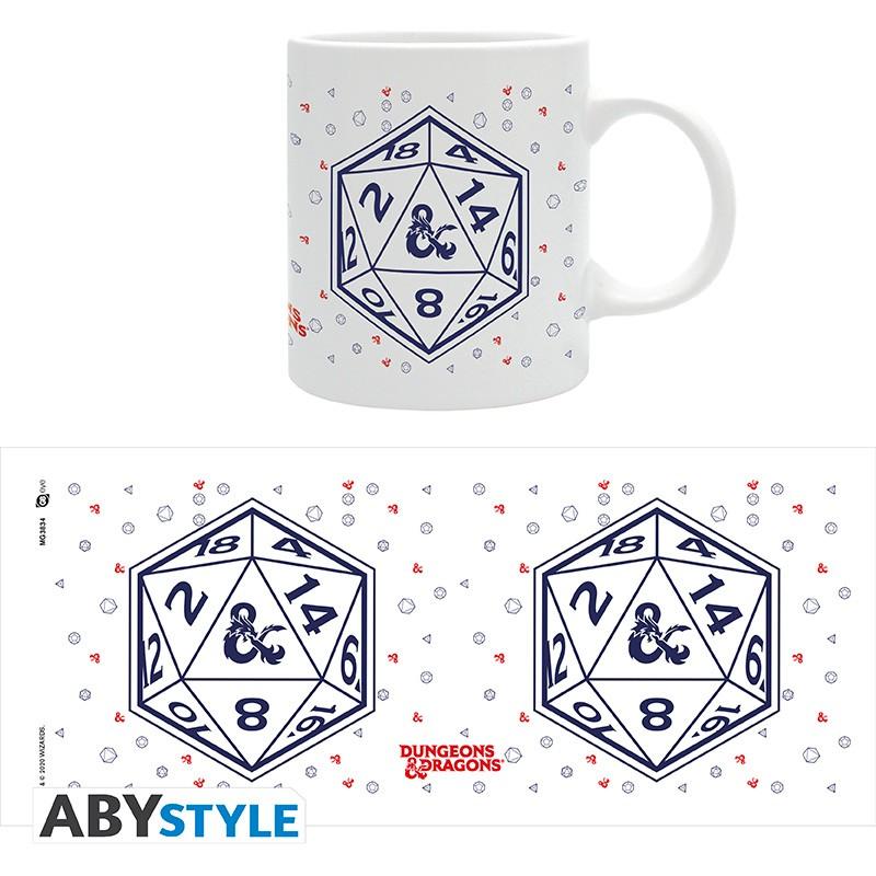 DUNGEONS & DRAGONS mug (320 ml) - D20 / Dungeons & Dragons kubek (320 ml) D20 - ABS