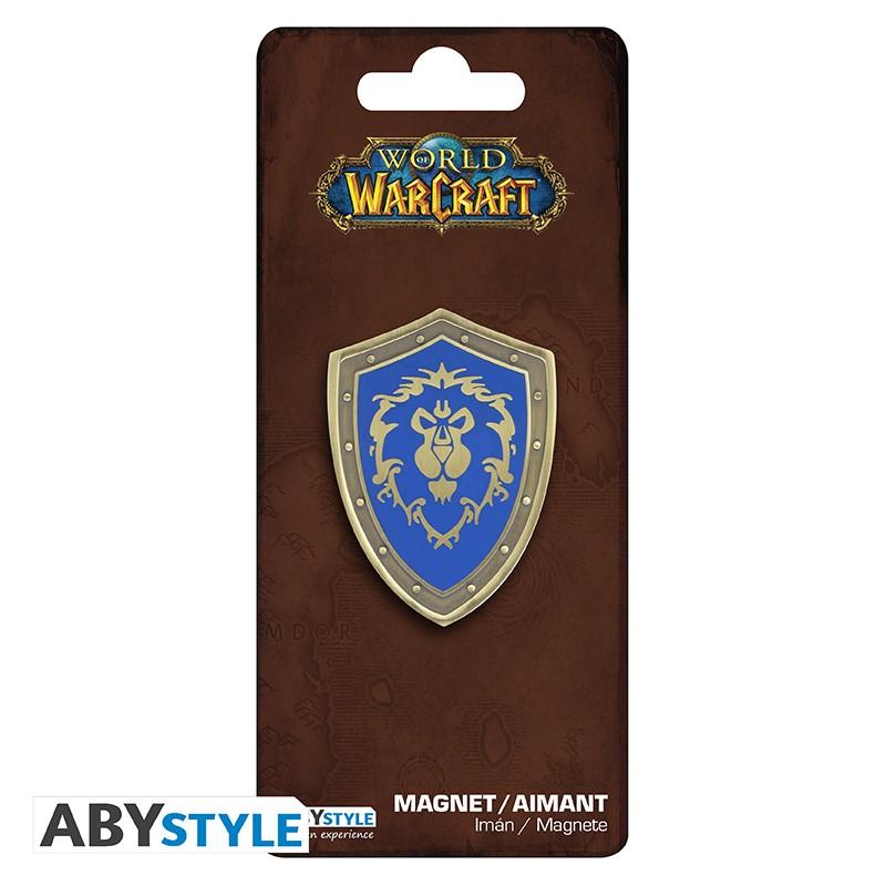 WORLD OF WARCRAFT premium magnet - Alliance logo / World of Warcraft magnes - Alliance logo - ABS