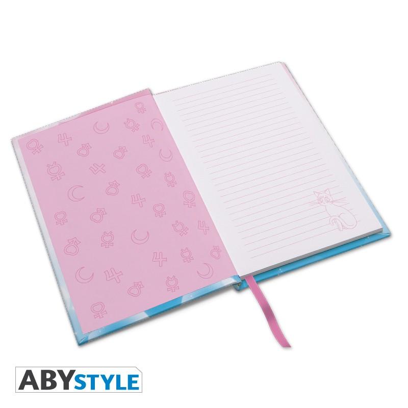 SAILOR MOON A5 Notebook Sailor warriors / Notatnik A5 Czarodziejka z Księżyca - Wojownicze Księżniczki - ABS