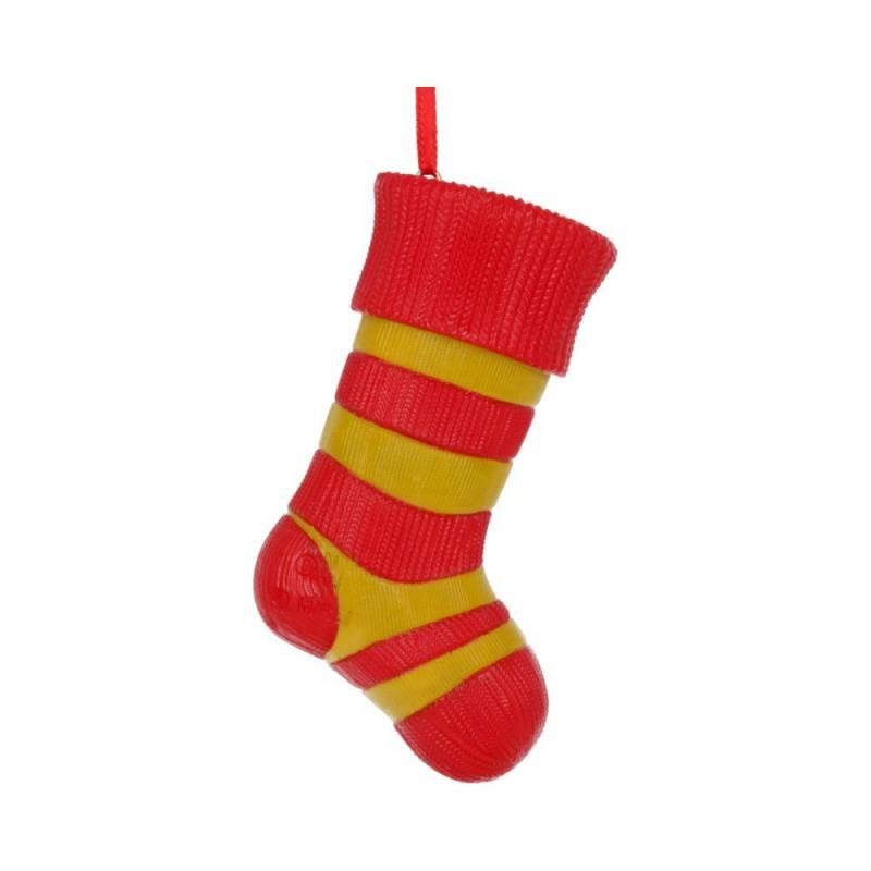 Harry Potter Gryffindor Stocking Hanging Ornament (9,5 cm) / ozdoba wisząca Harry Potter - skarpeta Gryffindor (9,5 cm)