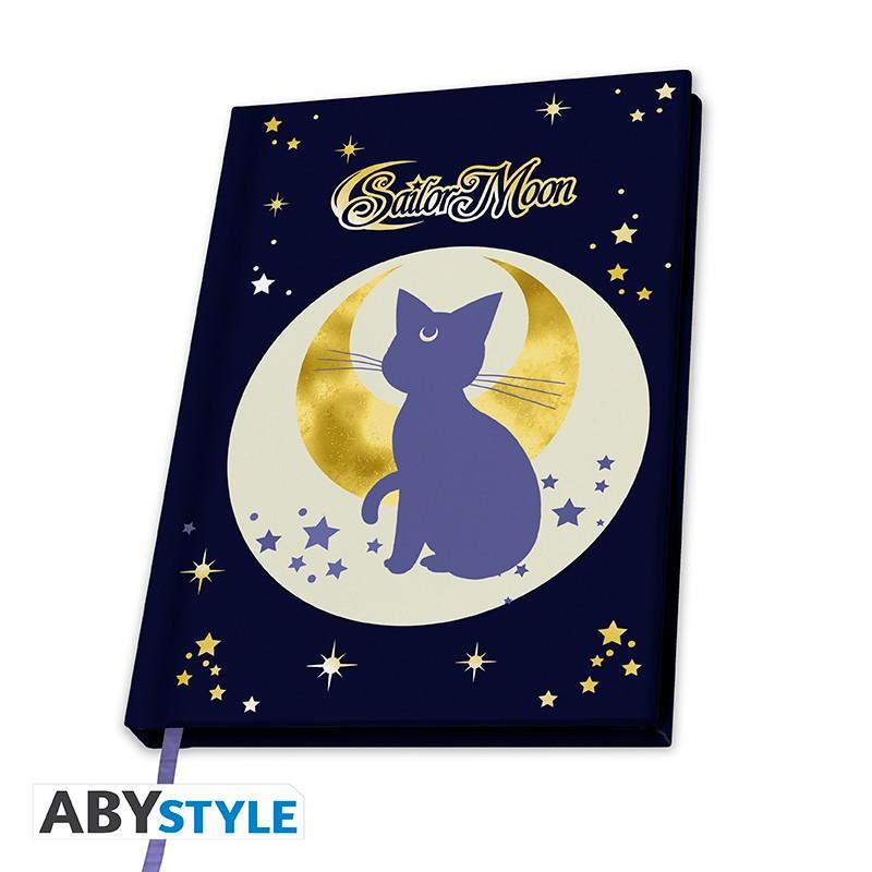 SAILOR MOON premium A5 Notebook - Luna & Artemis / Czarodziejka z Księżyca notatnik A5 premium Luna & Artemis - ABS