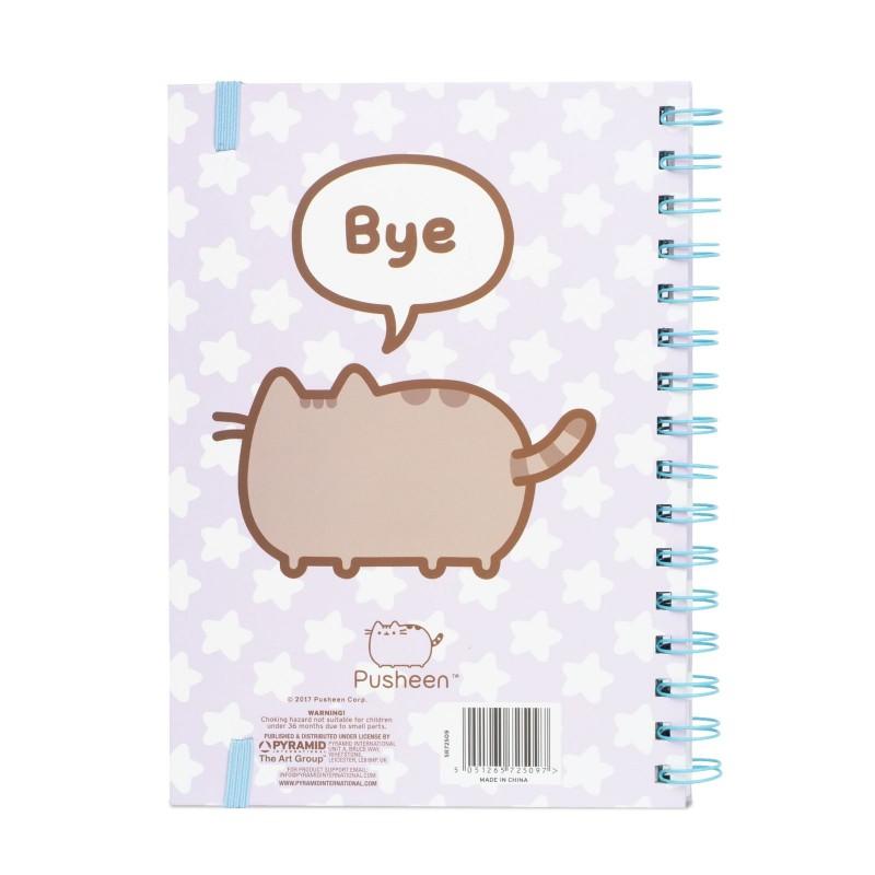 PUSHEEN (PUSHEEN SAYS HI) A5 WIRO NOTEBOOK / notatnik A5 Pusheen