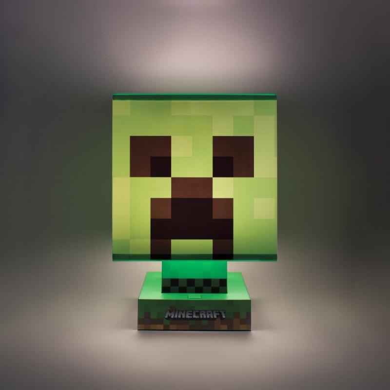 Minecraft Creeper Icon lamp (high: 26,6 cm) / lampa Minecraft Creeper (wysokość: 26,6 cm)