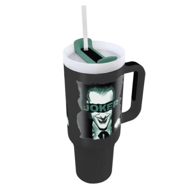 Dc Comics Joker travel cup with straw (1180 ml) / Dc Comics Joker kubek podróżny ze słomką (1180 ml)