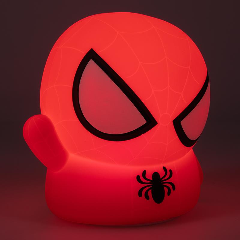 Marvel Spider-man Silicone Light Rechargeable Battery (high: 14 cm) / Marvel Spider-man silikonowa lampka z akumulatorem (wysokość: 14 cm)