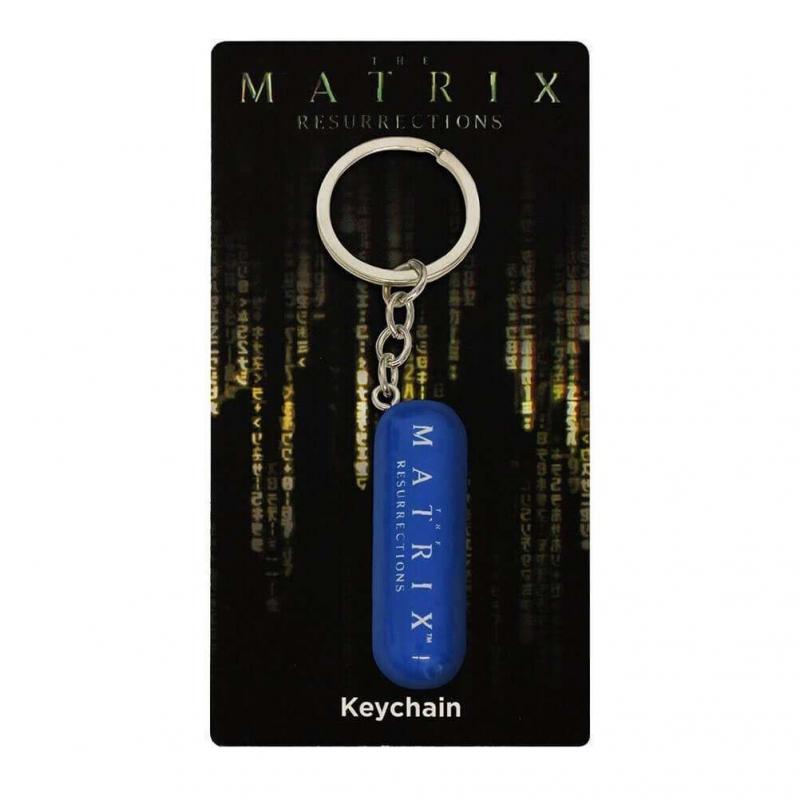 THE MATRIX (RED AND BLUE PILL) 3D KEYCHAIN / Brelok 3D Matrix - niebieska i czerwona pigułka