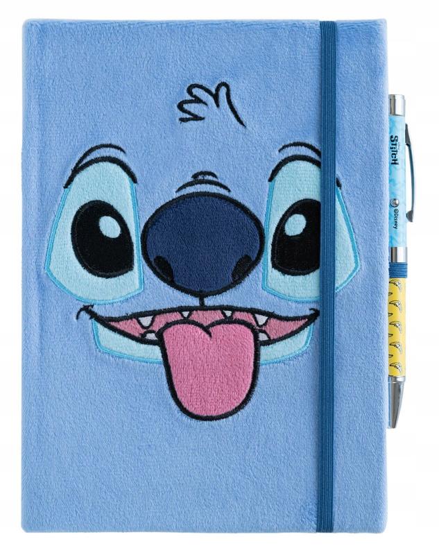 Disney Stitch A5 premium notebook + projector pen / Disney Stitch Plush Notes A5 z długopisem