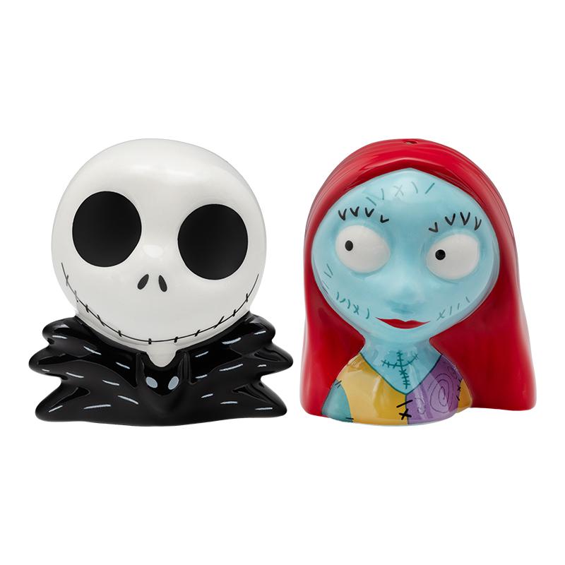 The Nightmare Before Christmas Salt and Pepper (Jack & Sall) / zestaw Miasteczko Halloween: pieprzniczka i solniczka (Jack i Sally)