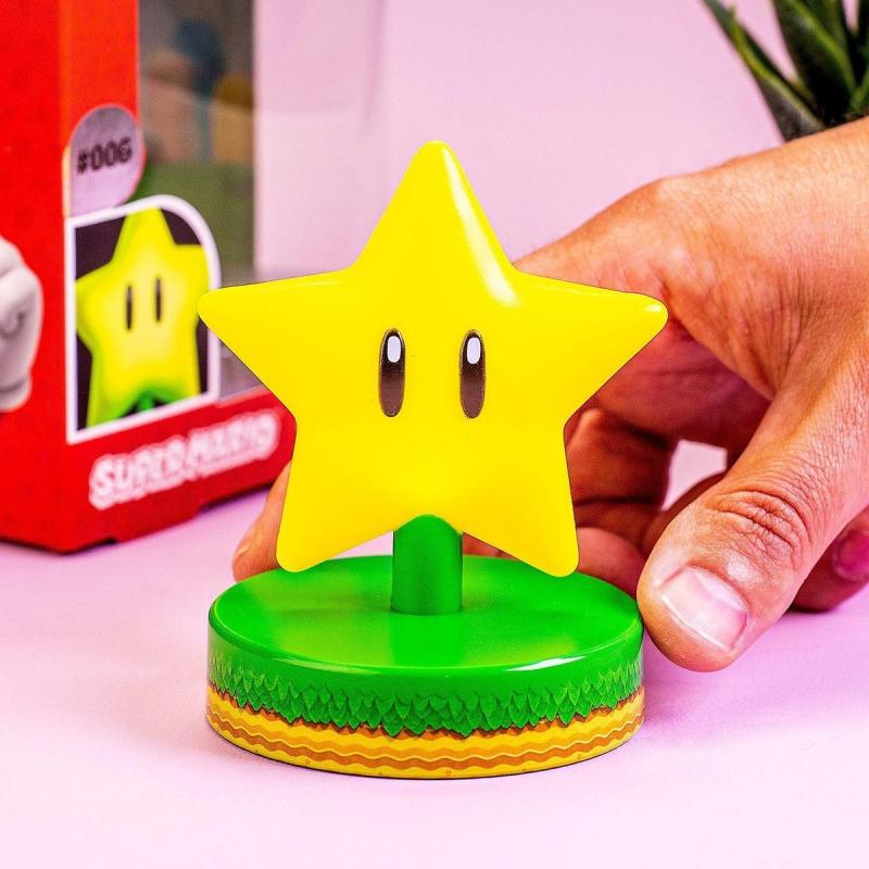 Super Mario Super Star icon light / lampka Super Mario - Super Star