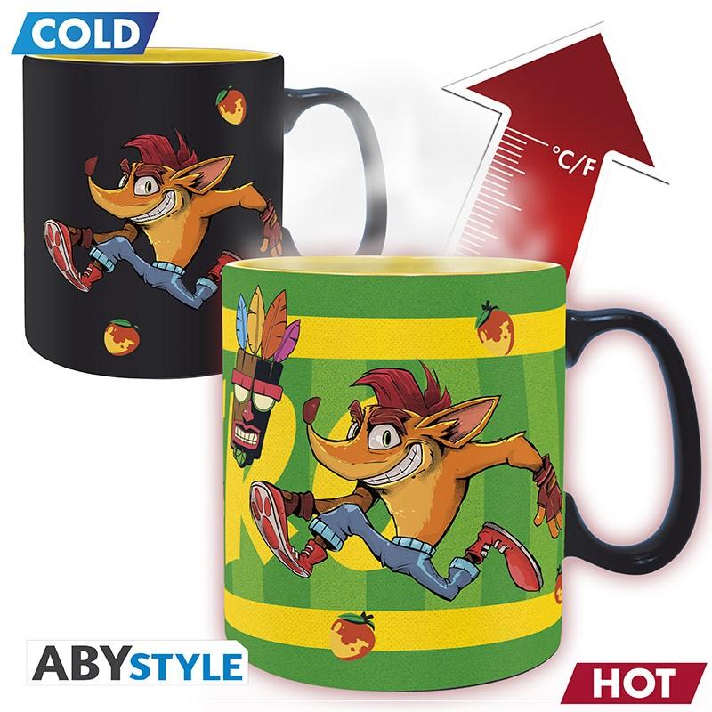 Crash Bandicoot heat change mug - 460 ml - Nitro / kubek termoaktywny Crash Bandicoot - Nitro (460 ml) - ABS