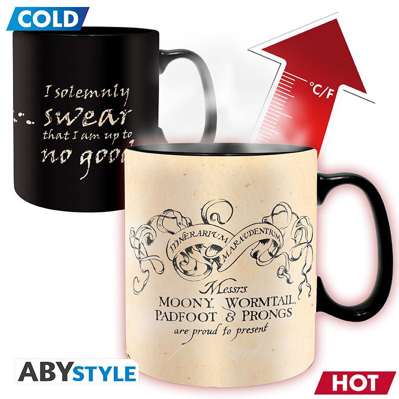 HARRY POTTER mug heat change (460 ml) - Marauder / Harry Potter kubek termoaktywny (460 ml) Mapa Huncwotów - ABS