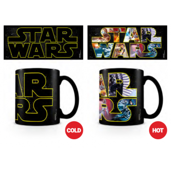 STAR WARS (LOGO CHARACTERS) HEAT CHANGE MUG / kubek termoaktywny Gwiezdne Wojny Logo