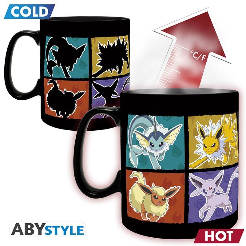 POKEMON Mug Heat Change (460 ml) - Eevee / kubek termoaktywny Pokemon - Eevee (460 ml) - ABS