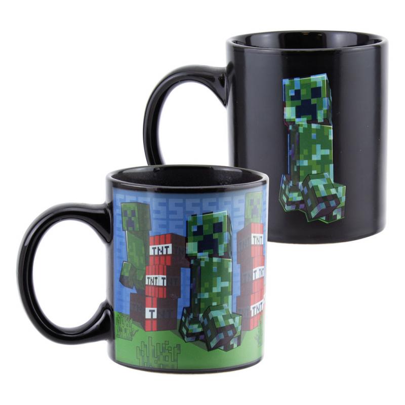 Minecraft Creeper Heat Change Mug / kubek termoaktywny Minecraft Creeper